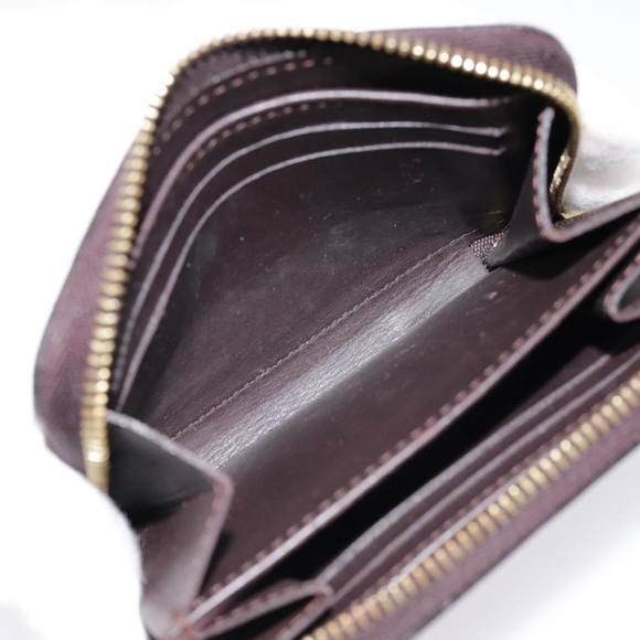 LOUIS VUITTON Vernis Rayure Zippy Coin Purse Amarante M91719 LV Auth 90162 - Picture 10 of 16